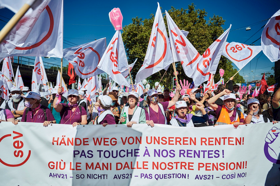 Arbeitnehmerverbände ergreifen Referendum gegen AHV-Reform 2021