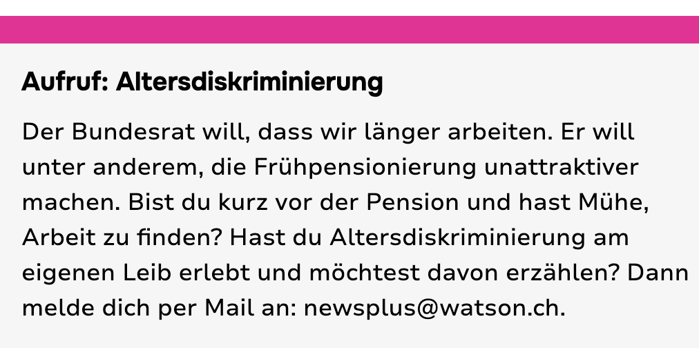 63, arbeitslos und frühpensioniert – nun will der Bundesrat den Frührentnern ans Geld